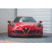 Накладка сплиттер на передний бампер на Alfa Romeo 4C